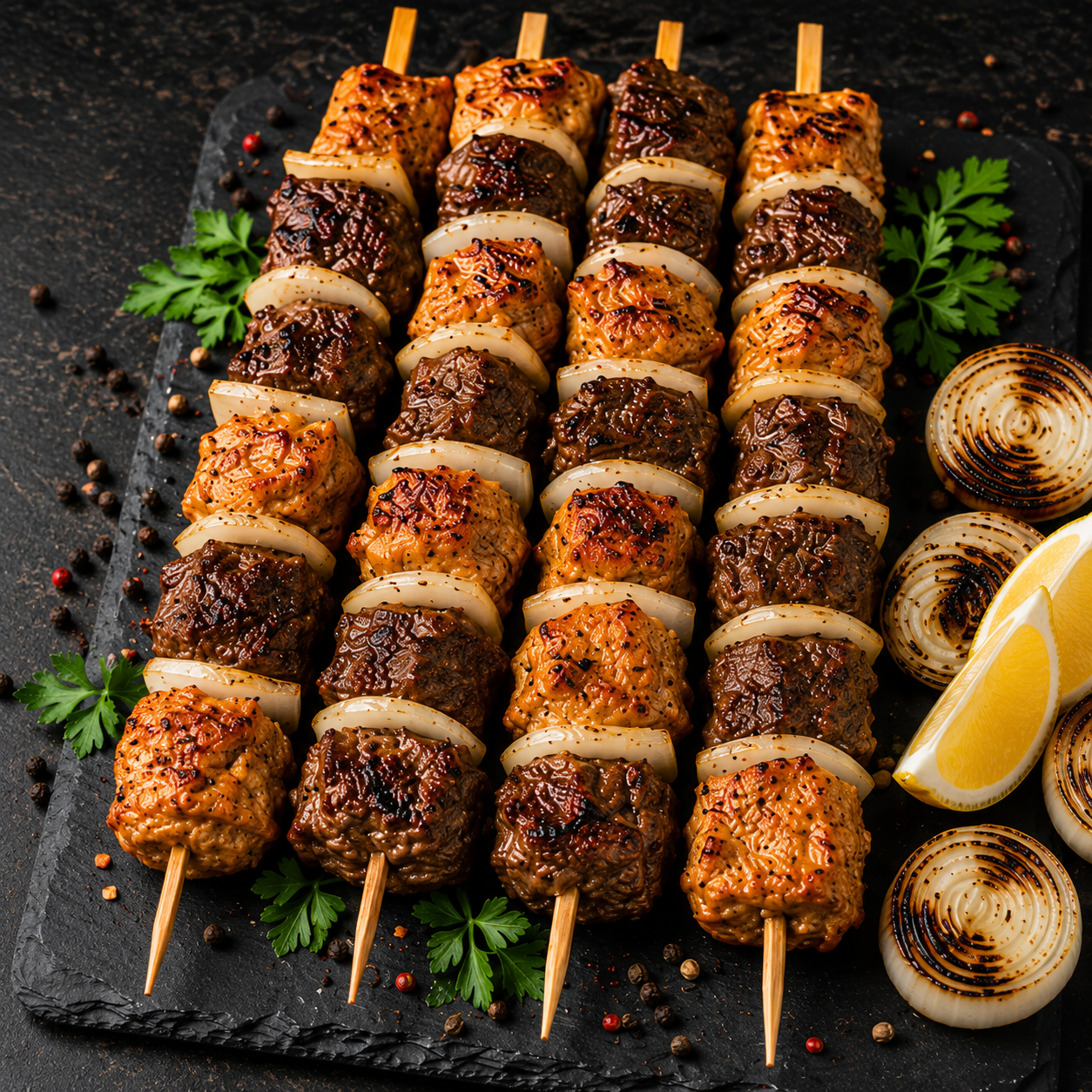 Chef Ali Signature Soltani Kebab – Mix Chicken & Beef