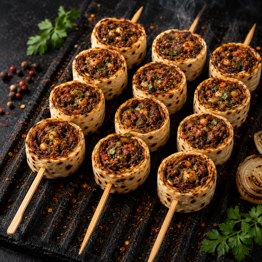 Chef Ali Signature Tortilla Beef Roll Kebab