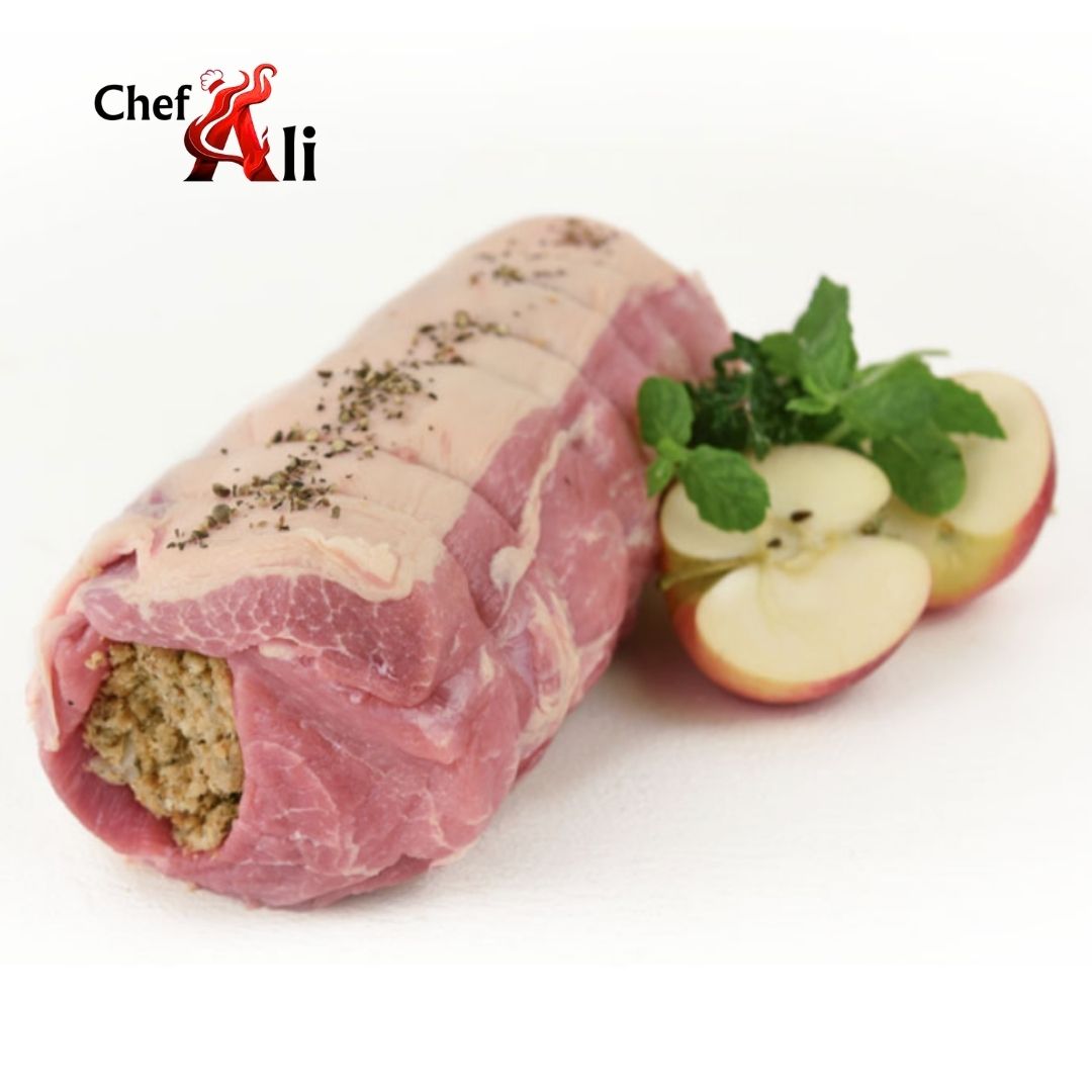 Stuffed Rolled Boneless Pork Loin Steak